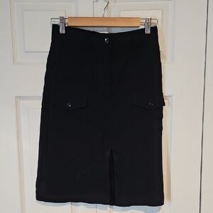 Spring Street Black Utility Cargo Skirt – Size 7